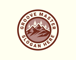 Mountain Summit Scenery Logo