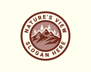 Scenery - Mountain Summit Scenery logo design