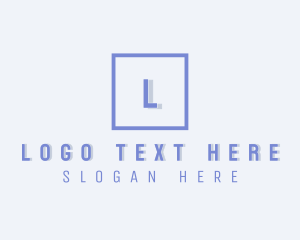 Photograph - Corporate Square Lettermark logo design