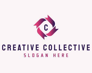 Ribbon Agency Company logo design