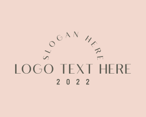 Salon - Elegant Wordmark Arch logo design