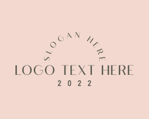 Feminine - Elegant Wordmark Arch logo design