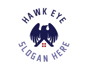 Hawk - Hawk Home Roofing logo design