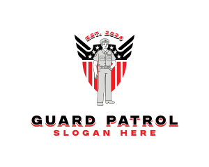 Patrol - Police Patrol Shield logo design