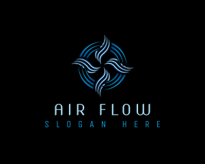 Cooling Air Conditioning logo design