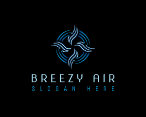 Cooling Air Conditioning logo design