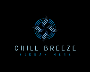 Cooling Air Conditioning logo design