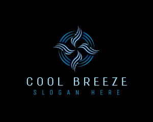 Cooling Air Conditioning logo design