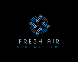 Cooling Air Conditioning logo design