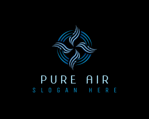 Cooling Air Conditioning logo design