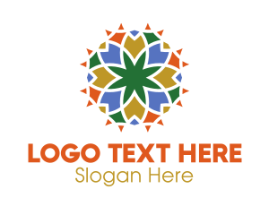 Party - Festive Floral Pattern logo design