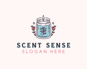 Scented Candlelight Decoration logo design