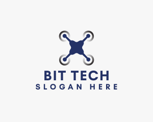 Drone Tech Gadget logo design