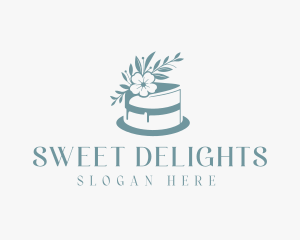 Cake - Flower Baking Cake logo design