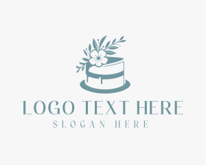 Baking - Flower Baking Cake logo design