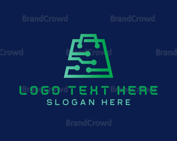 Electronics Shopping Bag Logo