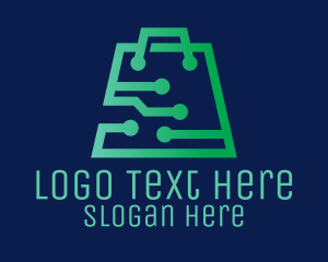 Store - Green Electronics Store logo design