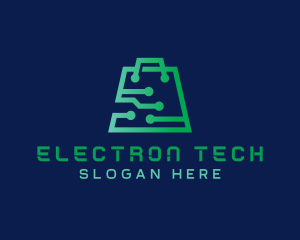 Electronics Shopping Bag logo design