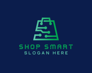 Shopping - Electronics Shopping Bag logo design