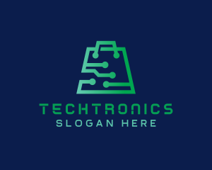 Electronics - Electronics Shopping Bag logo design