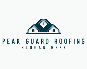 Mansion Roofing Residence logo design