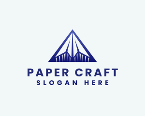 Aviation Paper Plane logo design