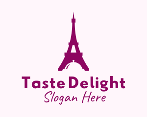 Gastronomy - Eiffel Tower Cloche logo design