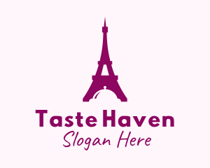 Gastronomy - Eiffel Tower Cloche logo design