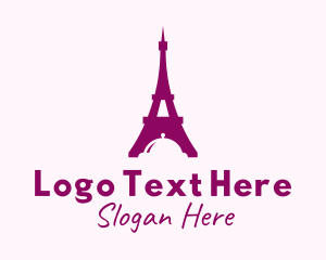 Fine Dining - Eiffel Tower Cloche logo design
