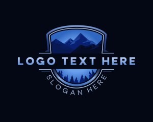 Alpine - Mountain Outdoor Alpine logo design