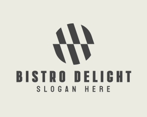 Illusion Striped Circle logo design