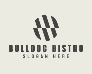 Illusion Striped Circle logo design