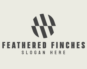 Illusion Striped Circle logo design