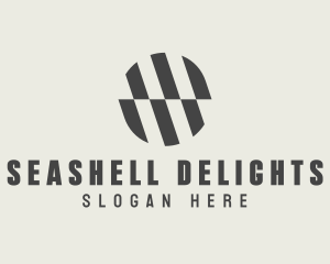 Illusion Striped Circle logo design