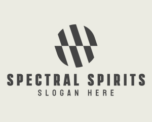 Illusion Striped Circle logo design