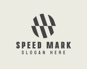 Illusion Striped Circle logo design