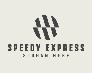 Illusion Striped Circle logo design