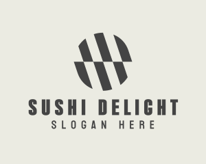 Illusion Striped Circle logo design