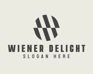 Illusion Striped Circle logo design