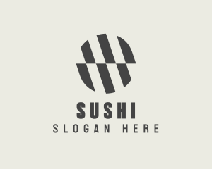 Illusion Striped Circle logo design