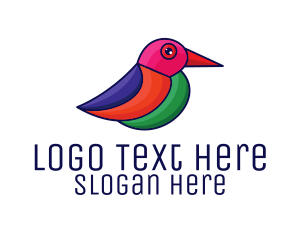 Artistic Small Bird Logo