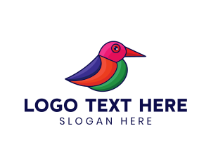 Artistic - Artistic Small Bird logo design