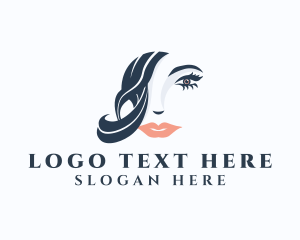 Makeup Blogger - Beauty Woman Cosmetics logo design