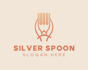 Home Kitchen Utensils  logo design