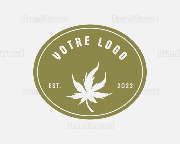 Medicinal Marijuana Leaf Logo