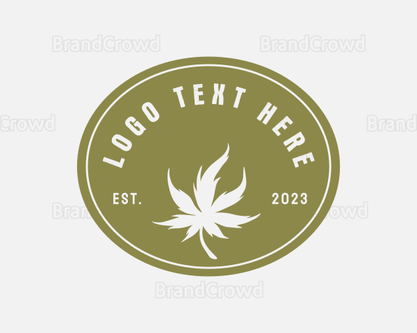 Medicinal Marijuana Leaf Logo