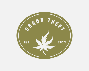 Herbalist - Medicinal Marijuana Leaf logo design