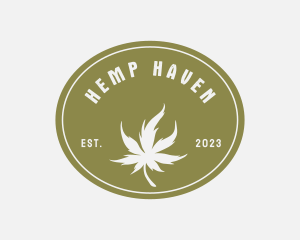 Medicinal Marijuana Leaf logo design