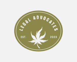 Medicinal Marijuana Leaf logo design