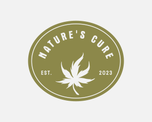 Medicinal Marijuana Leaf logo design